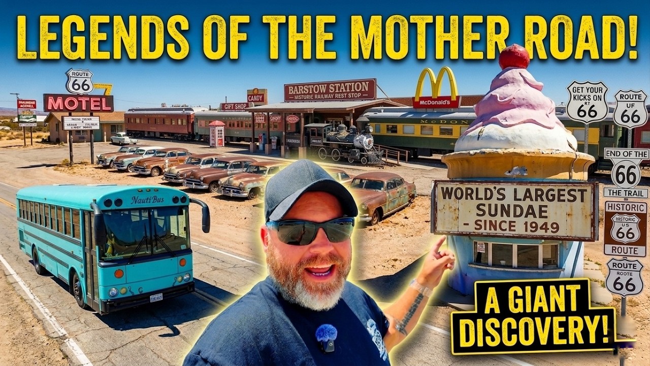 Diesel Hack, Barstow Station, Harvey House, & Railroad Cats