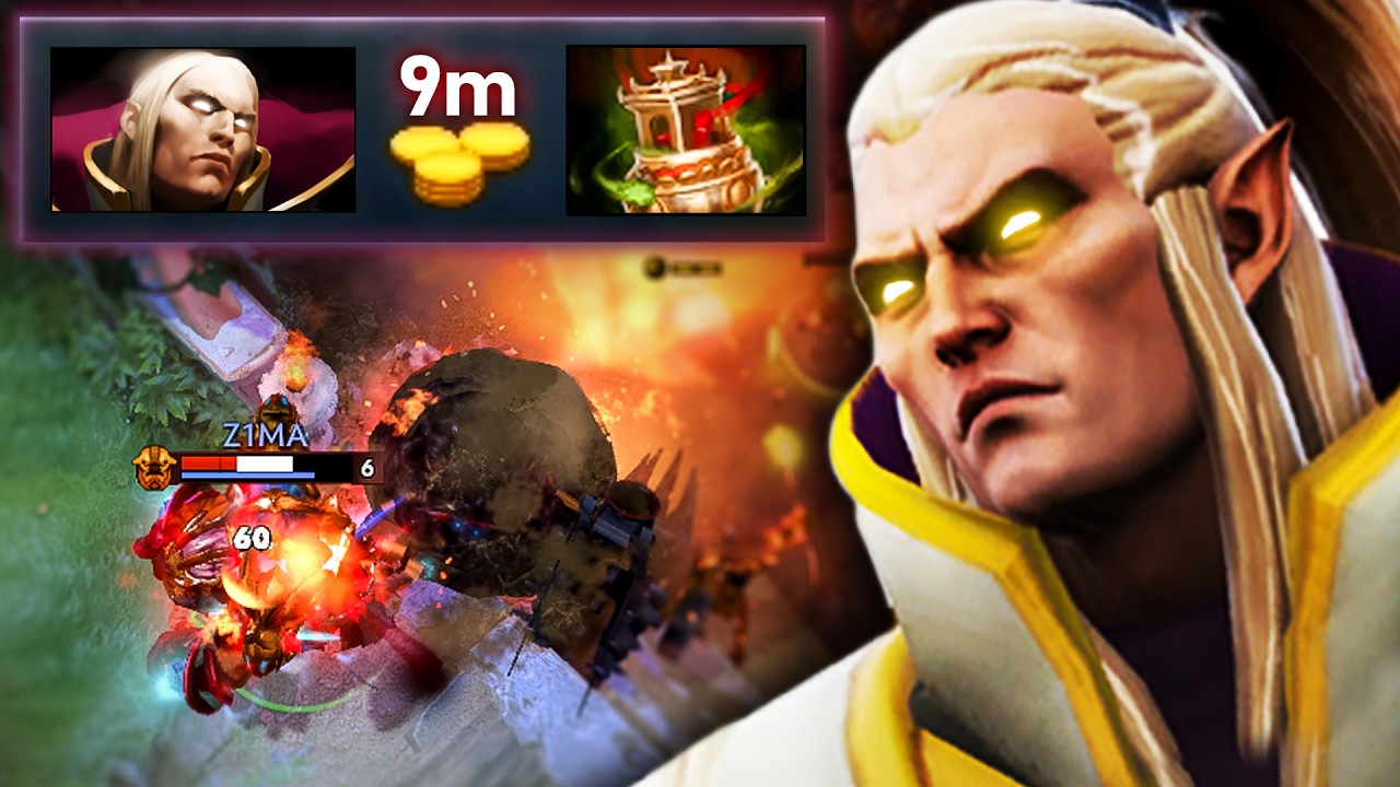 Invoker Vessel Build DESTROYS Earthshaker Mid | Dota 2 Invoker