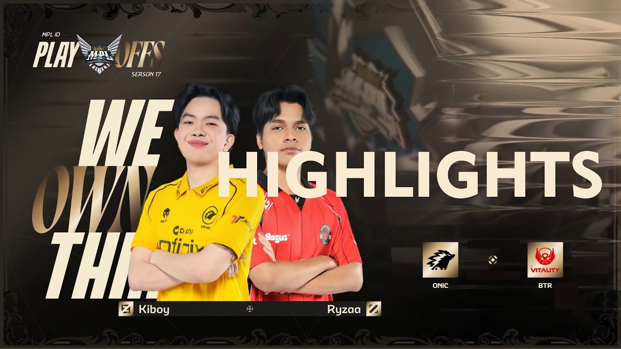 ONIC vs BTR HIGHLIGHTS MPL ID S17 PLAYOFFS | Bigetron by Vitality vs ONIC