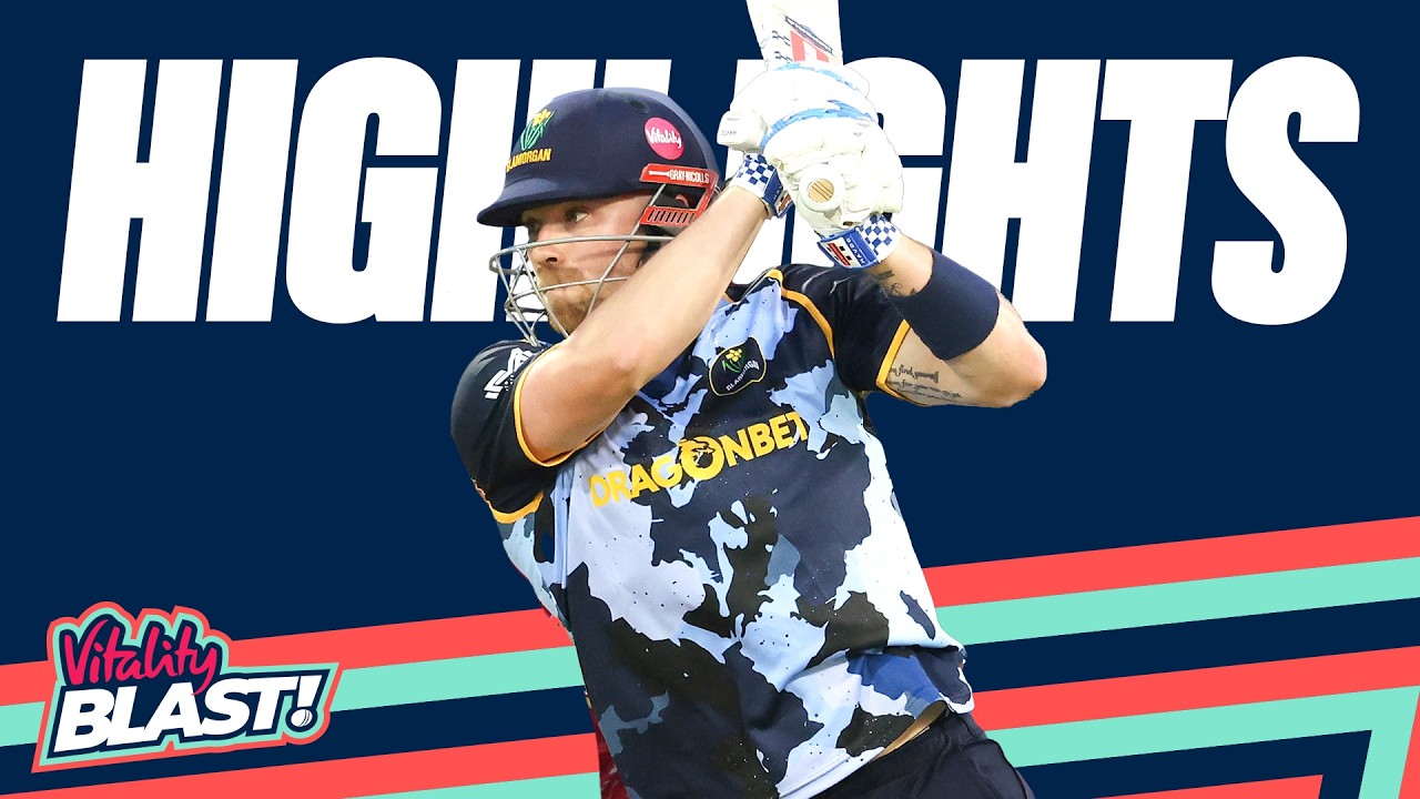 Last Ball & Floodlight Drama! | Somerset v Glamorgan - Highlights | Vitality Blast 2026
