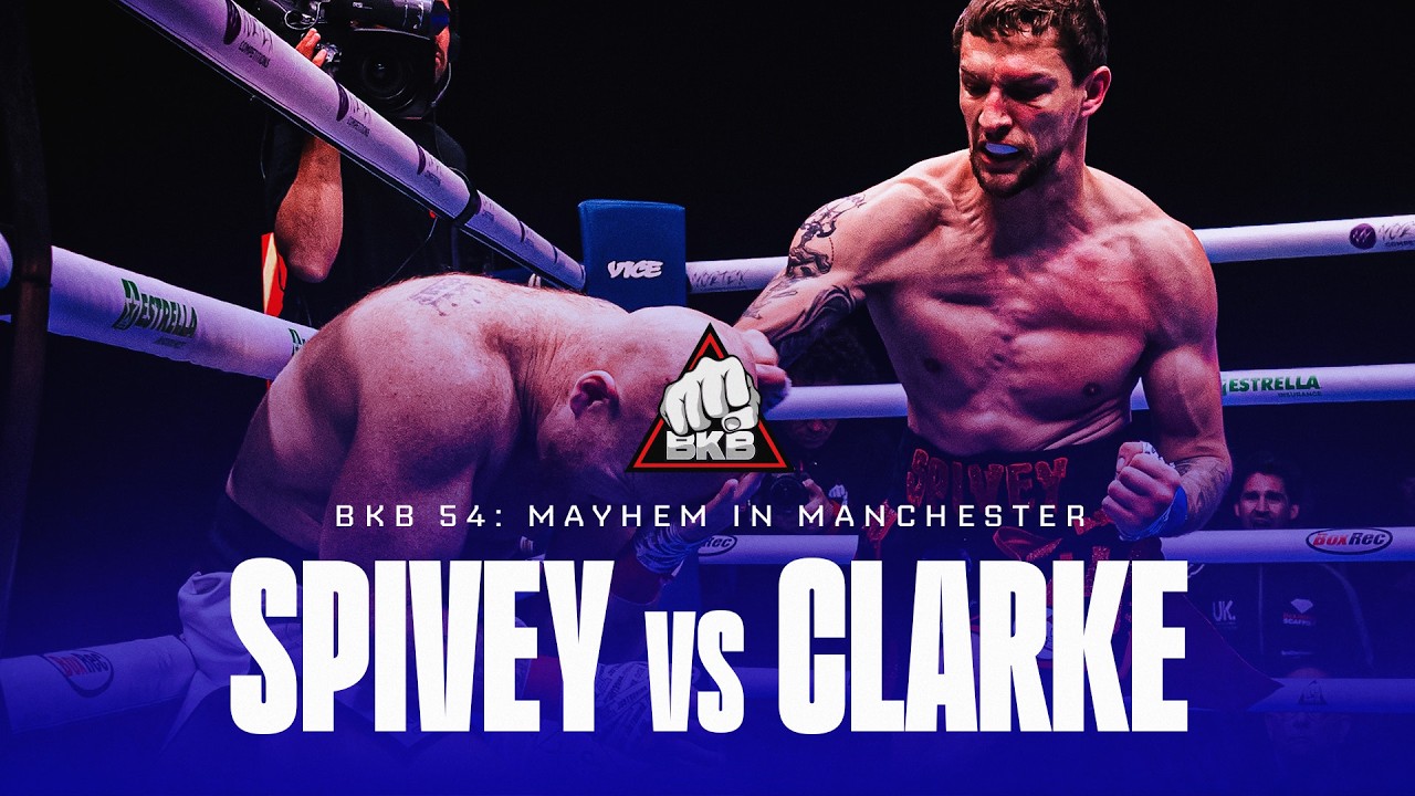 FULL Bare Knuckle Fight | Sam Clarke vs. Ryan Spivey | BKB 54: Mayhem in Manchester backdrop