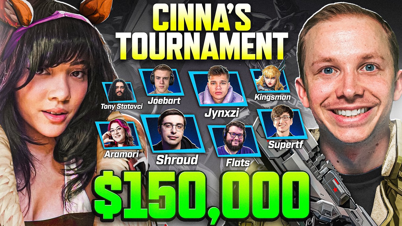 I Played In Cinna's $150,000 Marvel Rivals Tournament (w/ Jynxzi, Cinna, Shroud, YourRAGE & Vanilla)