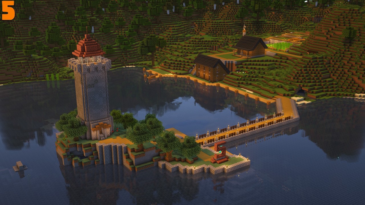 The Librarian's Lighthouse | Let's Play Minecraft E5