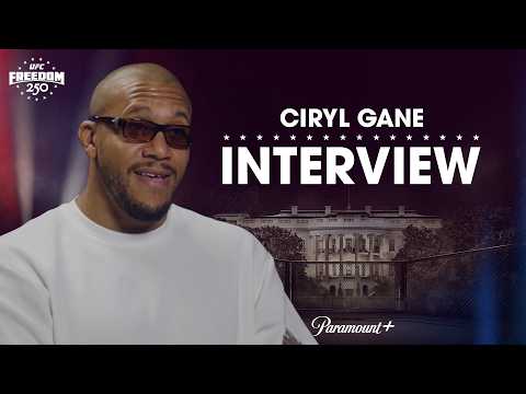 Ciryl Gane previews Alex Pereira fight at UFC Freedom 250, fighting for another interim title shot