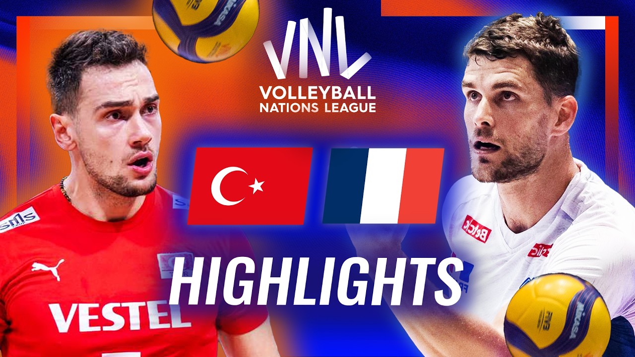 Türkiye 🇹🇷 vs. France 🇫🇷 - Highlights | Week 1 | Men's VNL 2026
