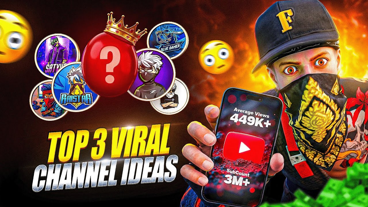 Top 3 Viral Free Fire Channel Ideas 2026 ๐ก background