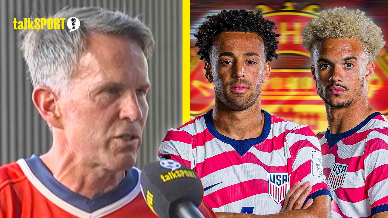 "WORLD CLASS!" Eddie Lewis REACTS to Man United TARGETING US stars Tyler Adams and Antonee Robinson! background