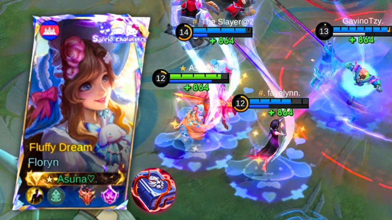 SANRIO FLORYN FLUFFY DREAM SOLO RANK GAMEPLAY🌸