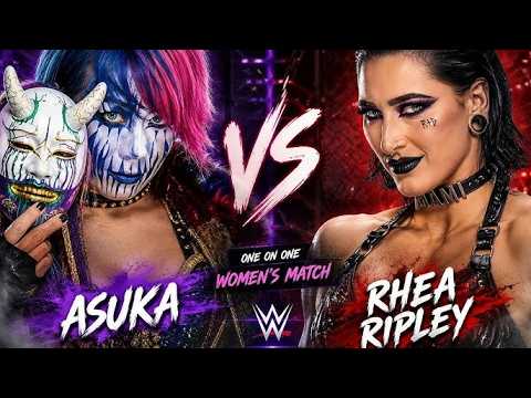 Wwe 2k25 Asuka VS Rhea Ripley - Female Match (ROYAL RUMBLE)