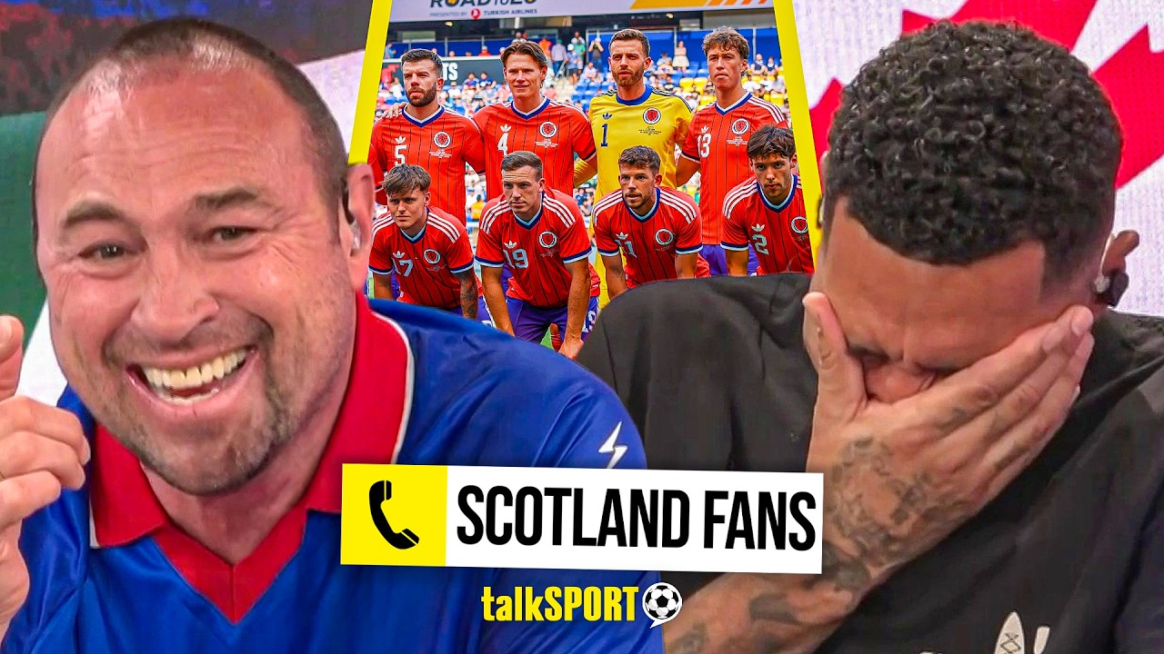 "BIGGEST MEATHEAD!" Scotland Fans RIP INTO Jason Cundy in LIVELY DEBATE ahead of World Cup CLASH!