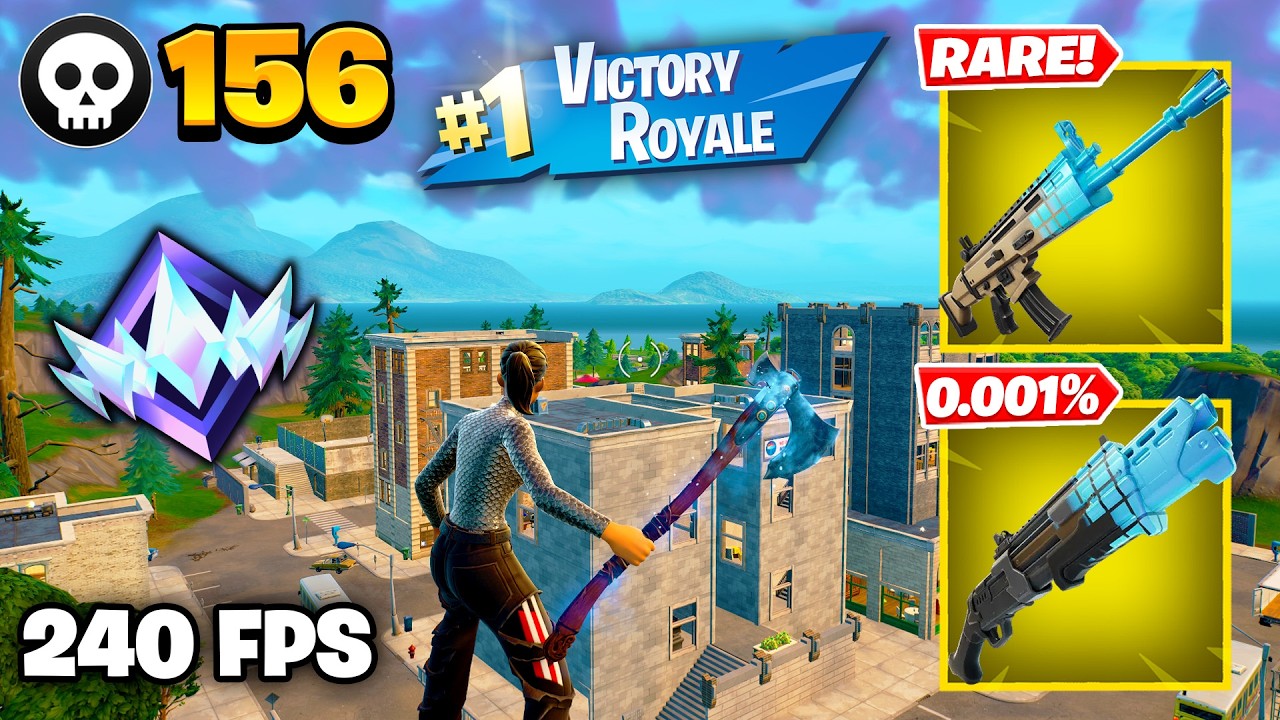 156 Elimination "RANKED RELOAD" Gameplay Wins (Fortnite Chapter 7 Keyboard & Mouse)
