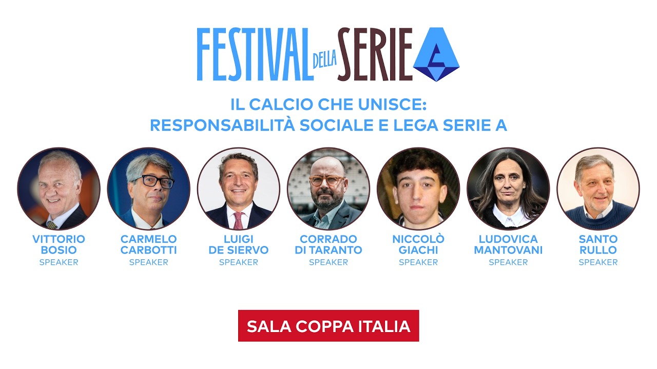 LA RESPONSABILITÀ SOCIALE NEL CALCIO | FESTIVAL DELLA SERIE A