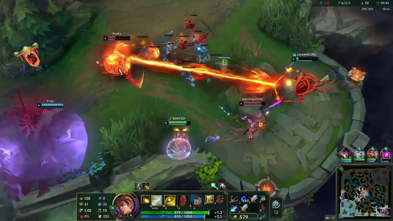 Checkout my League of Legends gameplay recorded with Insights.gg background