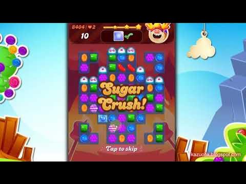 Candy Crush Saga Level 8404 🧁 No boosters ✔ Walkthrough Gameplay background
