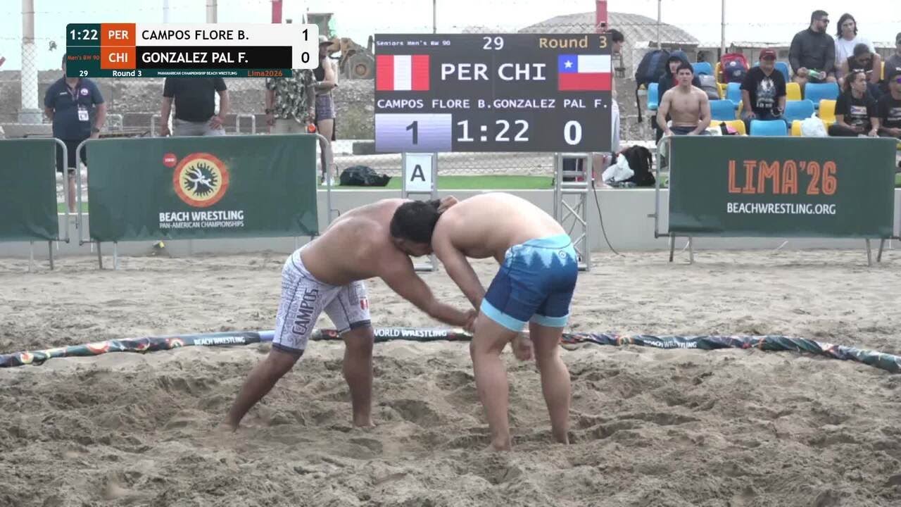 Bryan Smith Valentino CAMPOS FLORES (PER) vs. Franco Javier Ignacio GONZALEZ PALMA (CHI) • Round 3 •