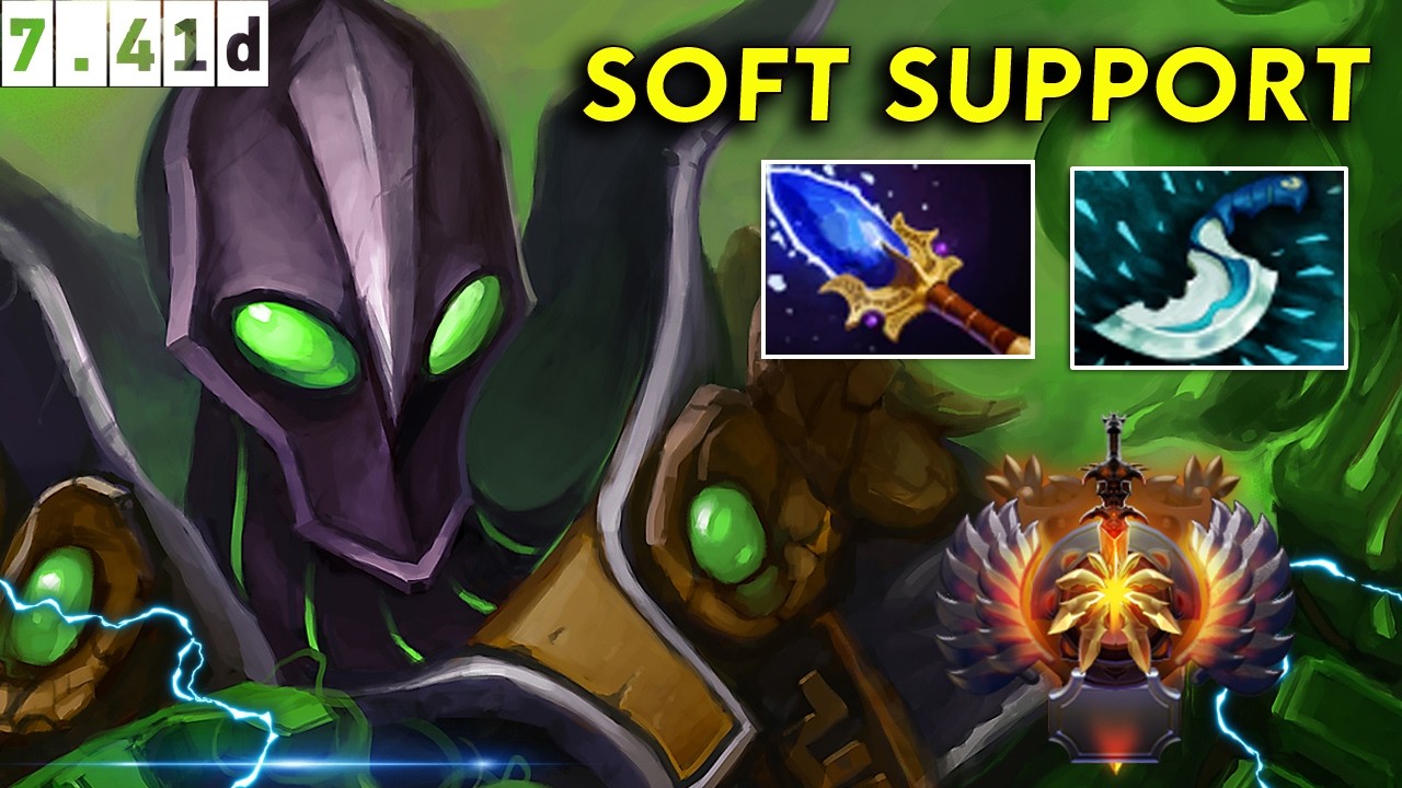 Rubick Immortal Soft Support - Dota 2 Patch 7.41d Pro Pub Gameplay