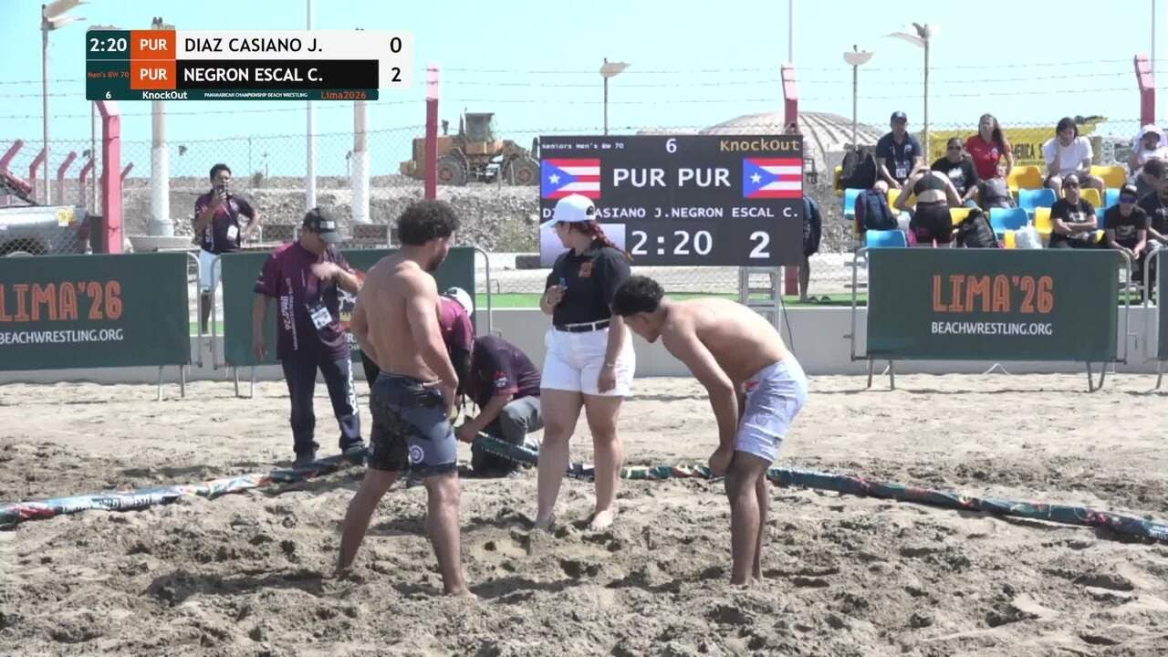 Juan Eli DIAZ CASIANO (PUR) vs. Caleb Nasir NEGRON ESCALERA (PUR) • KnockOut • Men's BW 70Kg