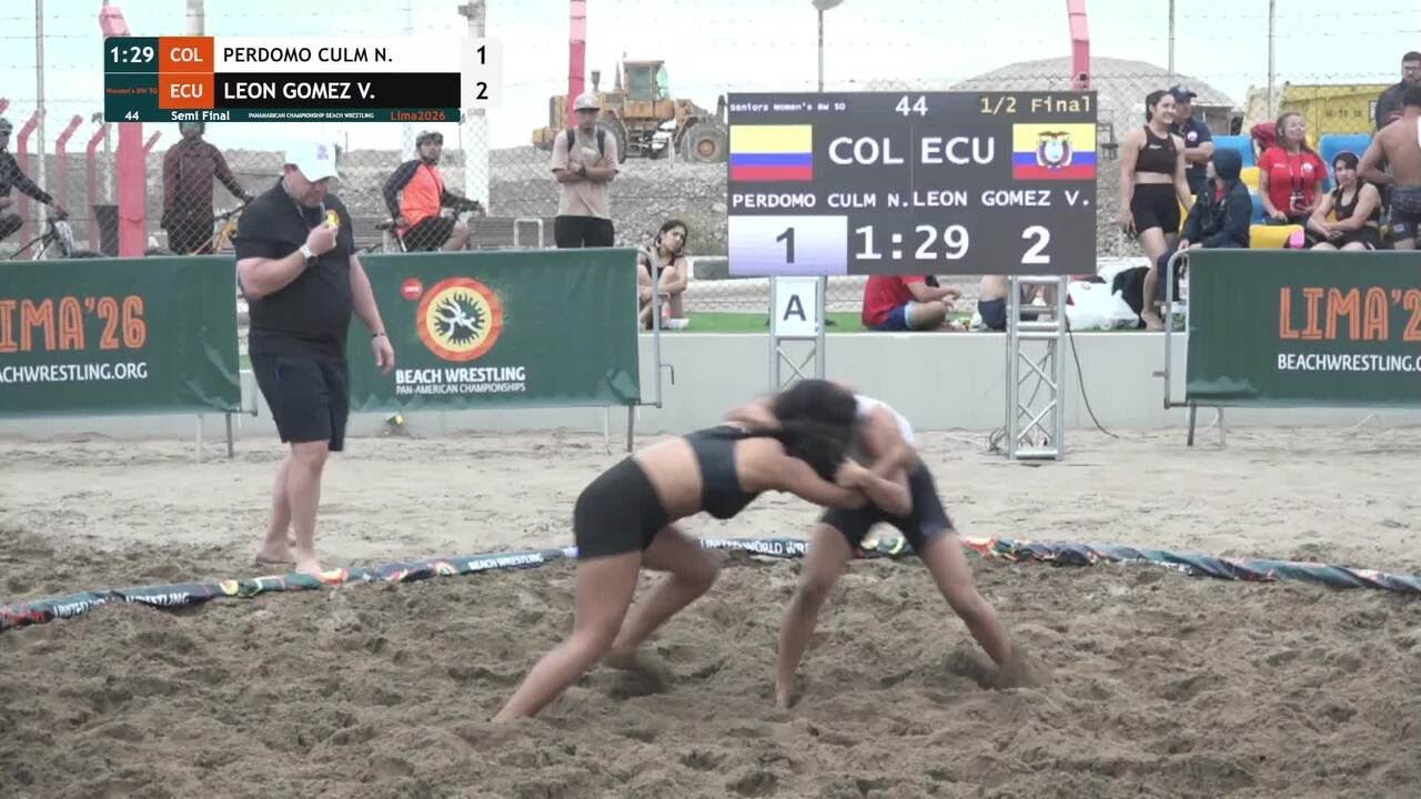 Natalia PERDOMO CULMA (COL) vs. Vicky Geraldine LEON GOMEZ (ECU) • Semi Final • Women's BW 50Kg