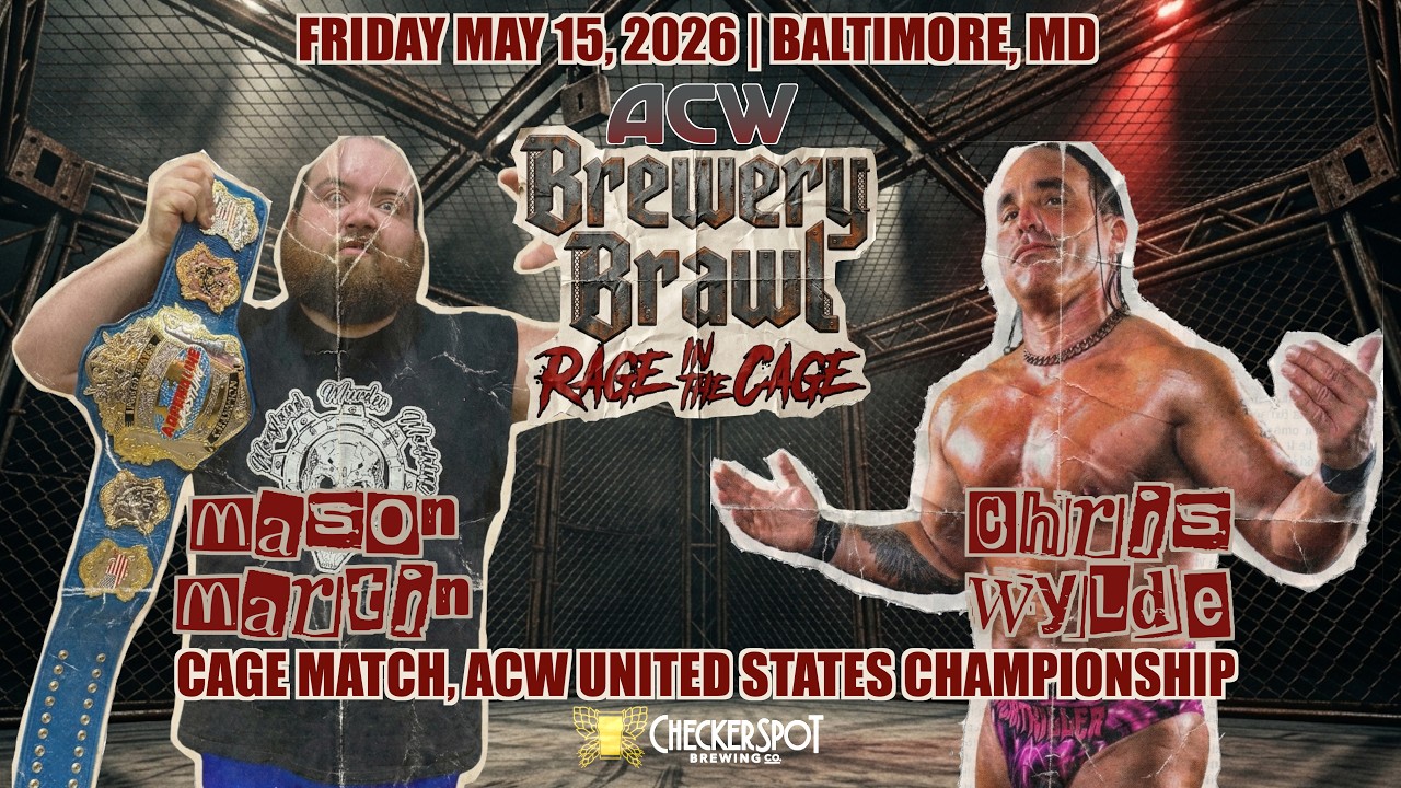 Mason Martin vs Chris Wylde: ACW US Championship, Cage Match - #ACW Brewery Brawl, Rage in a Cage