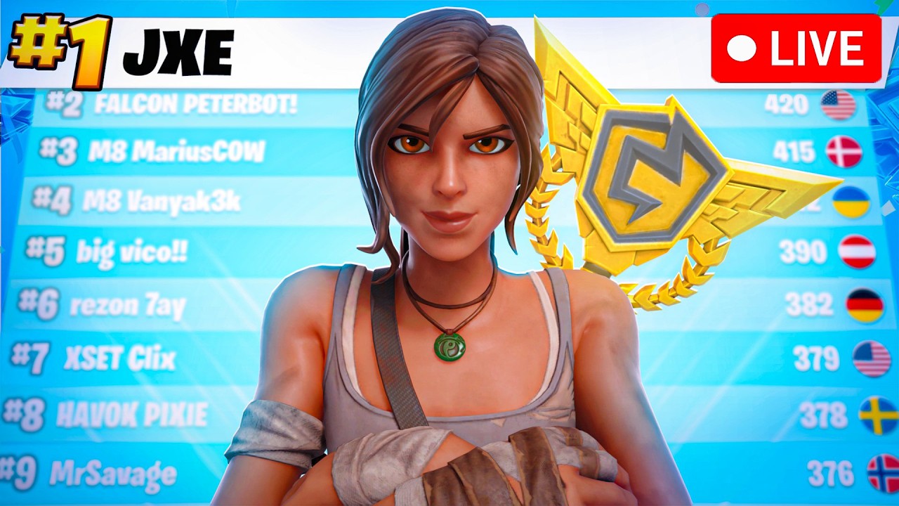 🔴LIVE - WINNING SOLO VIC CUP!! (Fortnite Tournament)