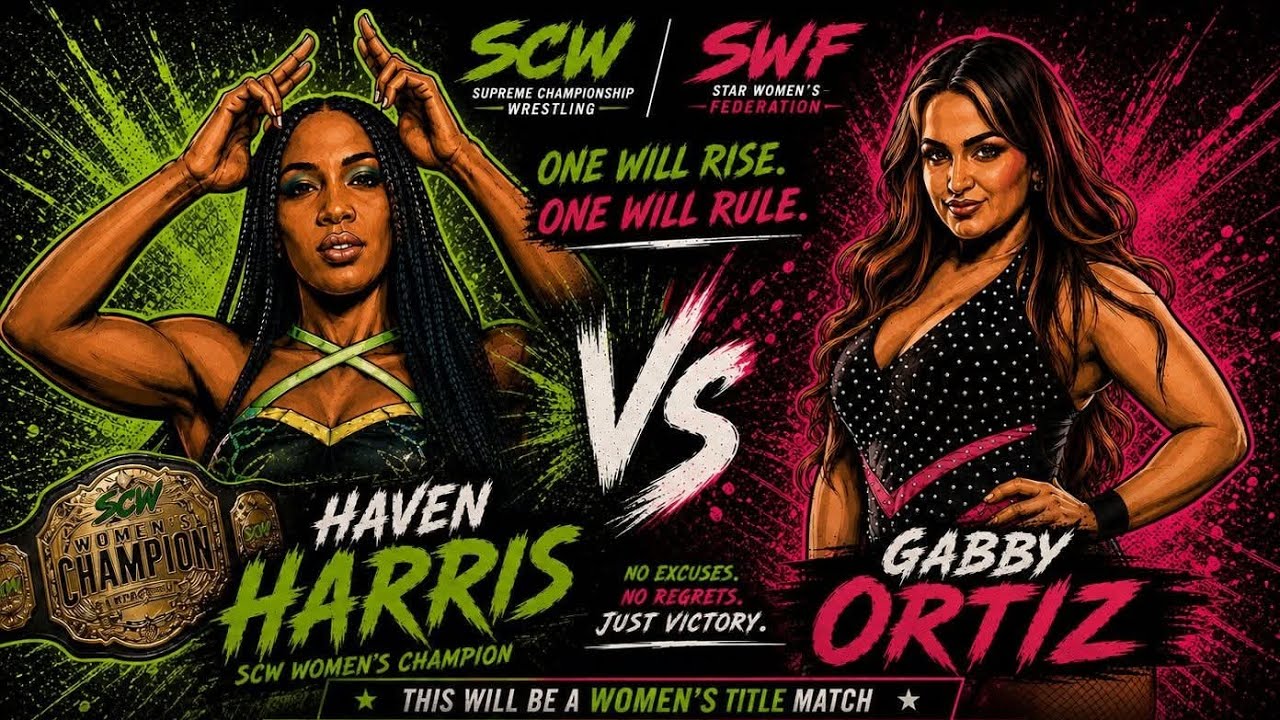 SCW: Haven Harris vs. Gabby Ortiz (SCW Women's title match) 6/13/26