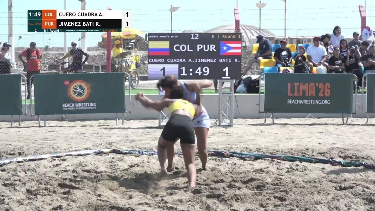 Alexa Michel CUERO CUADRADO (COL) vs. Ruth Mariany JIMENEZ BATISTA (PUR) • B | Round 1 • Women's BW