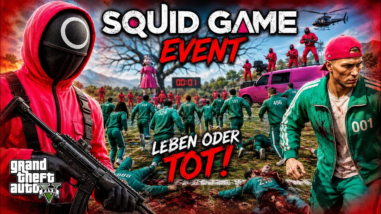 SQUID GAME ESKALATION IN GTA 5 RP (ESKALIERT KOMPLETT)😱🤬| GVMP HIGHLIGHTS #693