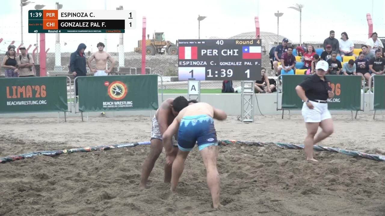 Carlos Moises ESPINOZA CASTRO (PER) vs. Franco Javier Ignacio GONZALEZ PALMA (CHI) • Round 4 • Men's background