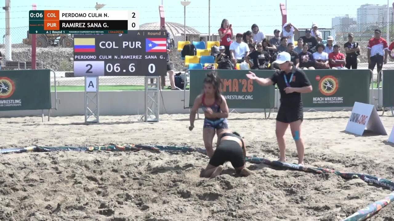 Natalia PERDOMO CULMA (COL) vs. Genesis Lenitte RAMIREZ SANABRIA (PUR) • A | Round 1 • Women's BW 50