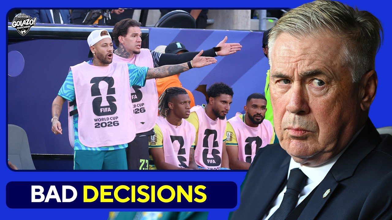 Where Carlo Ancelotti went WRONG in Brazil's opener 🇲🇦 vs 🇧🇷 | World Cup 2026 Analysis