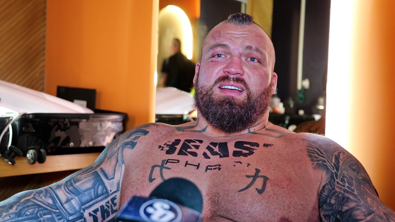 EMOTIONAL Eddie Hall after Tommy Fury LOSS DEDICATES FIGHT TO FALLEN FRIEND