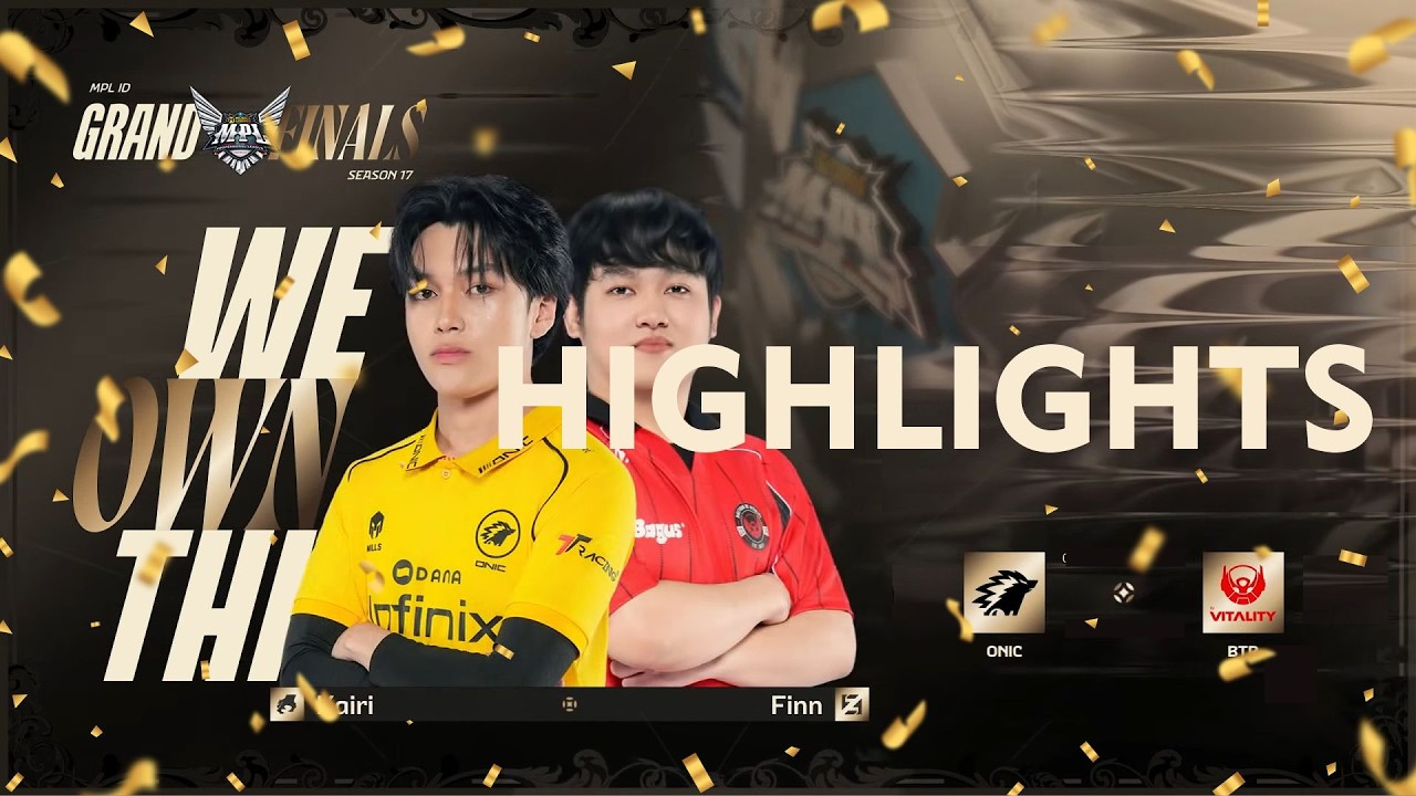 ONIC vs BTR HIGHLIGHTS GRAND FINAL MPL ID S17 | Bigetron by Vitality vs ONIC