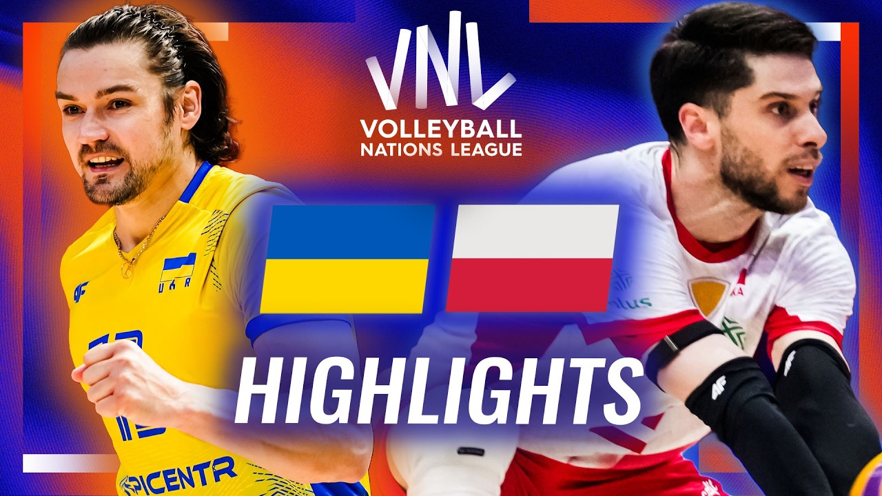 Ukraine πΊπ¦ vs. Poland π΅π± - Highlights | Week 1 | Men's VNL 2026