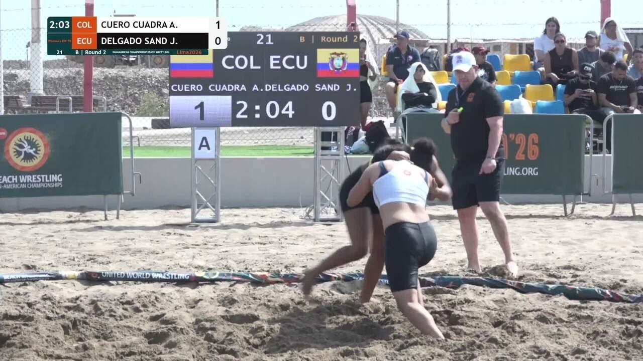 Alexa Michel CUERO CUADRADO (COL) vs. Jeimy Zuhair DELGADO SANDOVAL (ECU) • B | Round 2 • Women's BW