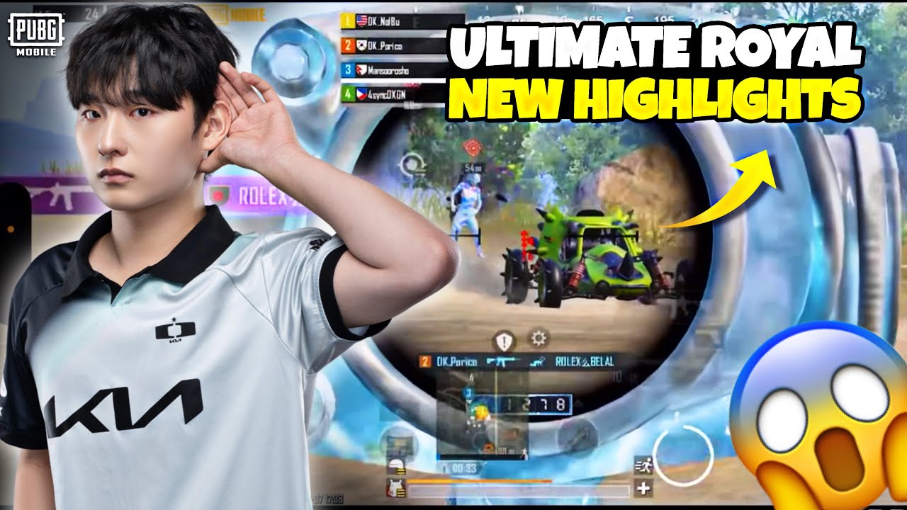 PUBG MOBILE SOUTH KOREA😱DK_NOLBU🚨Ultimate Royal New Gameplay’s Highlights EP06)