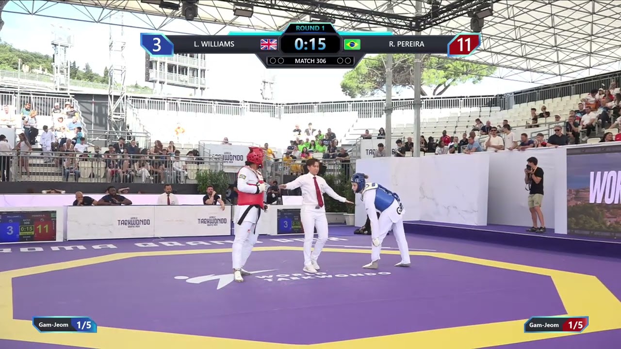 306 Round of 32 Women +67kg GBR L WILLIAMS BRA R PEREIRA PGM