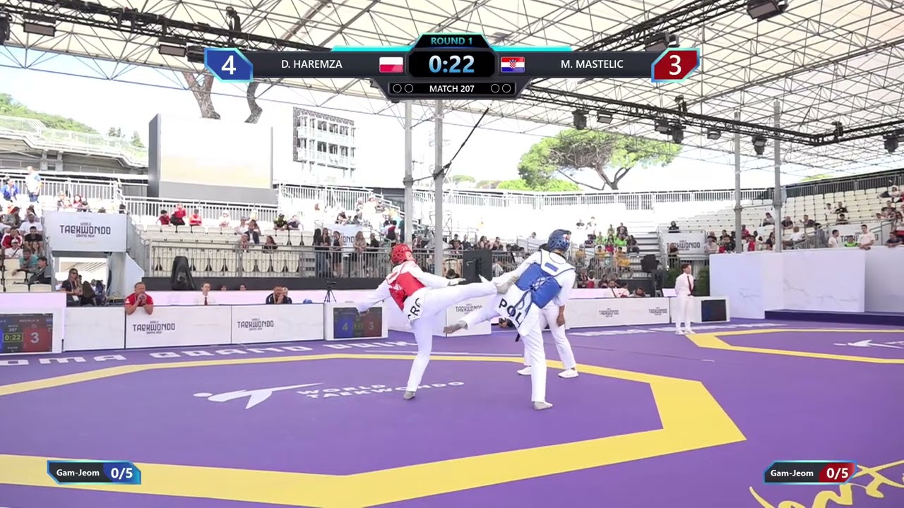 207 Round of 32 Women +67kg POL D HAREMZA CRO M MASTELIC PGM