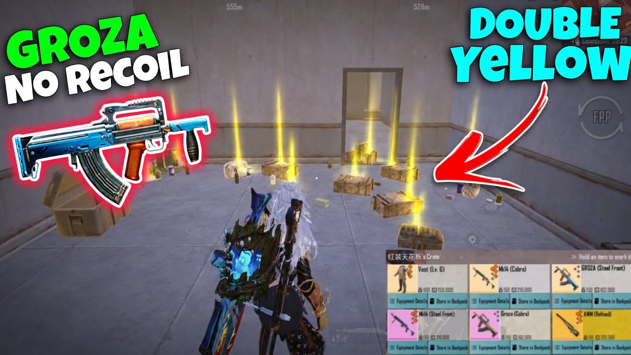 Omg this Groza is OP🔥| No Armor Gameplay | PUBG METRO ROYALE