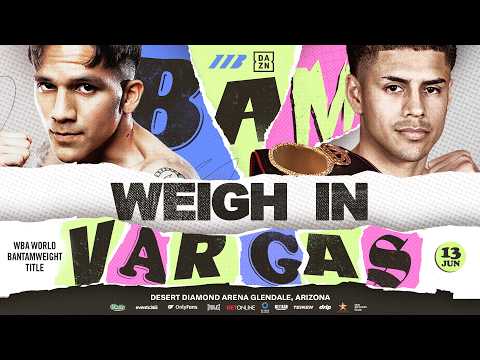 Jesse Bam Rodriguez Vs Antonio Vargas Weigh In | Matchroom Boxing