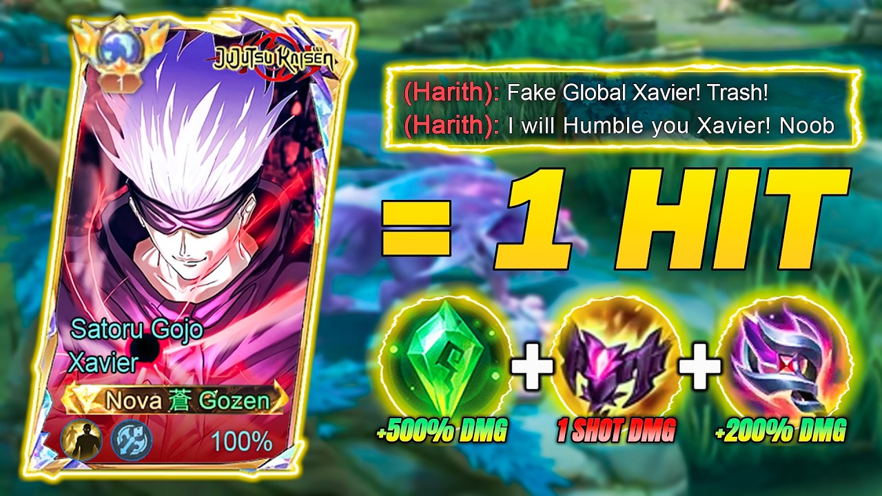 WTF DAMAGE!! GLOBAL XAVIER 1 HIT BUILD! 200% DAMAGE HACK? 😱 (CHEAT?) | XAVIER BEST BUILD 2026 | MLBB
