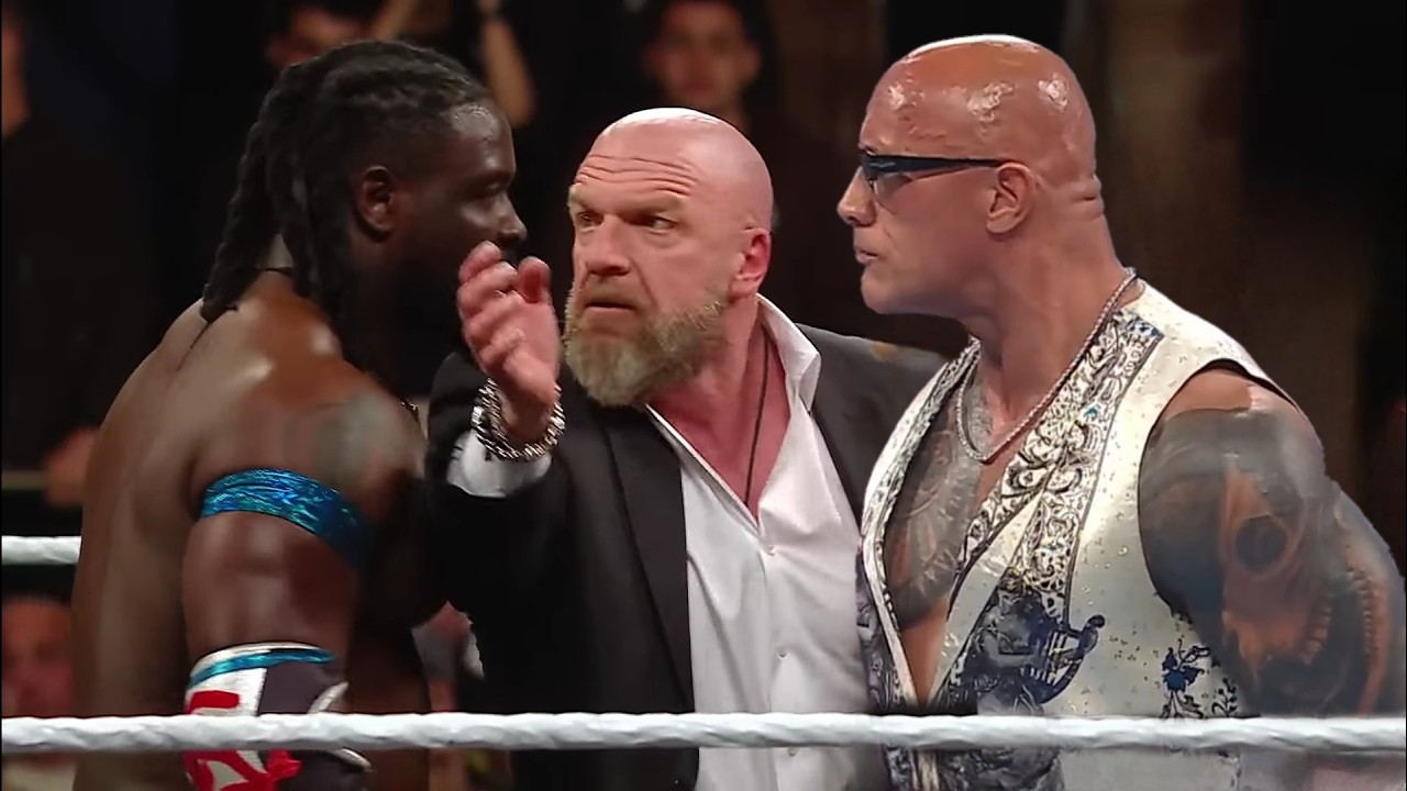 WWE The Rock Returns & Confronts Oba Femi, Raw Highlights Today