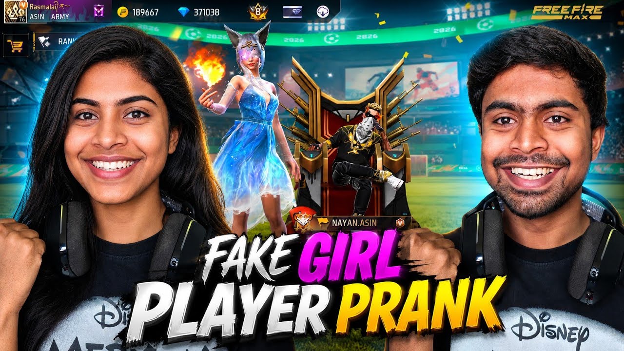 Fake Girl Player Prank 😂 Big Youtuber Caught Red Handed - Garena Free Fire
