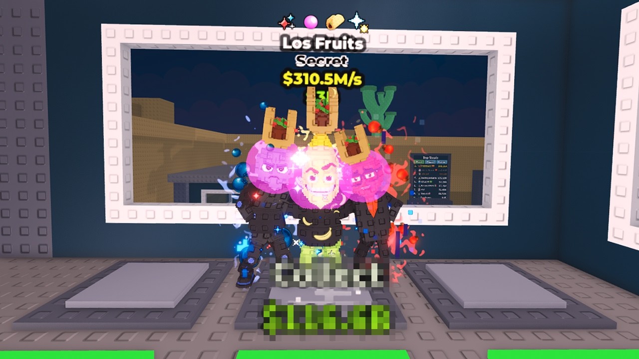 I Got RAREST Los Fruits in Steal a Brainrot...
