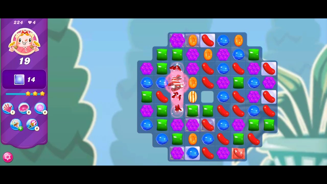 Candy Crush Saga Levels 222 to 227