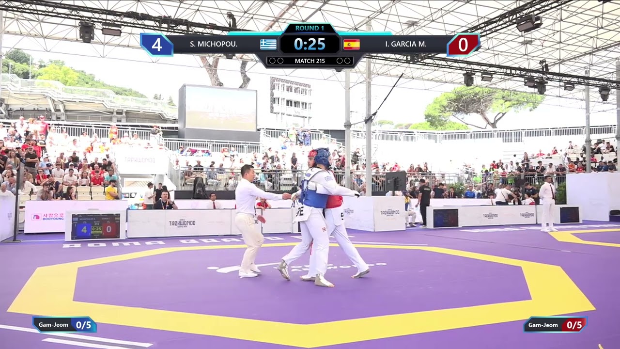 215 Round of 32 Men +80kg GRE S MICHOPOU ESP I GARCIA M PGM