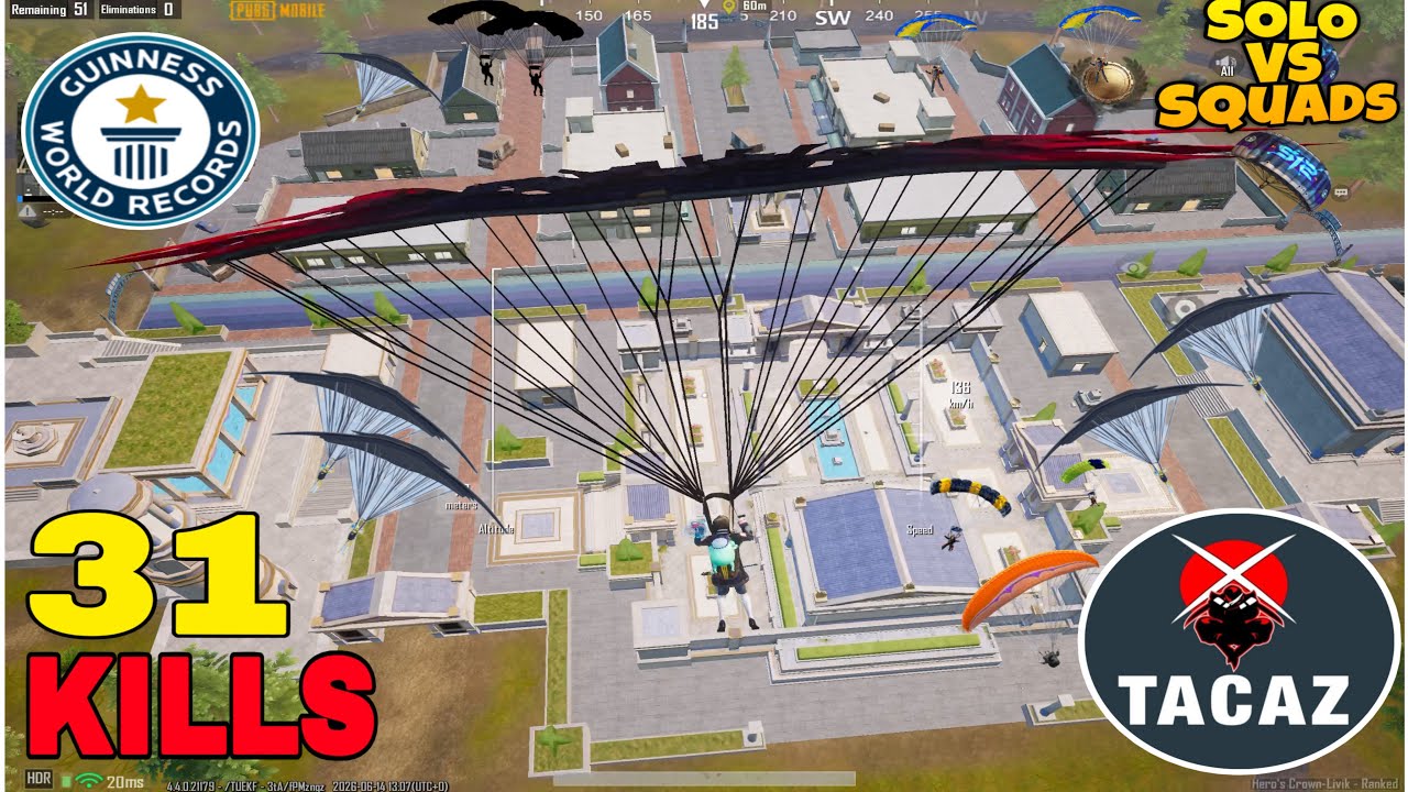 World Record 31 KILLSđ± Tacaz Fastest Livik Gameplay PUBG đ„SAMSUNG,A7,A8,J5,J6,J7,J2,XS,A3,A4,A5,A6