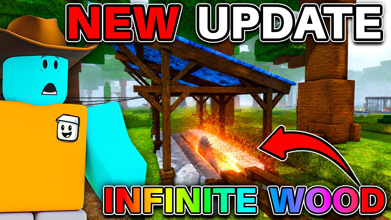 I Speedran the NEW 99 Nights in the Forest UPDATE (SAWMILL + NEW STRUCTURES)
