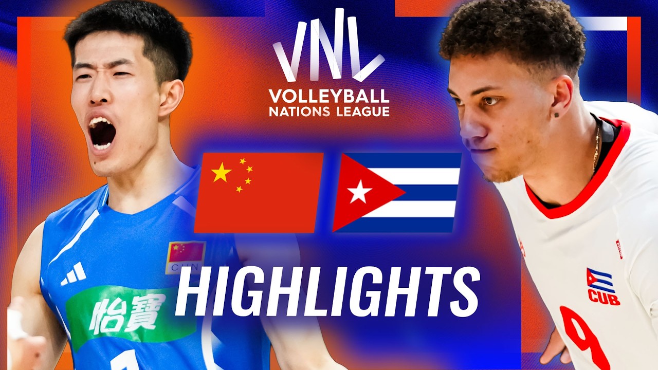 China π¨π³ vs. Cuba π¨πΊ - Highlights | Week 1 | Men's VNL 2026