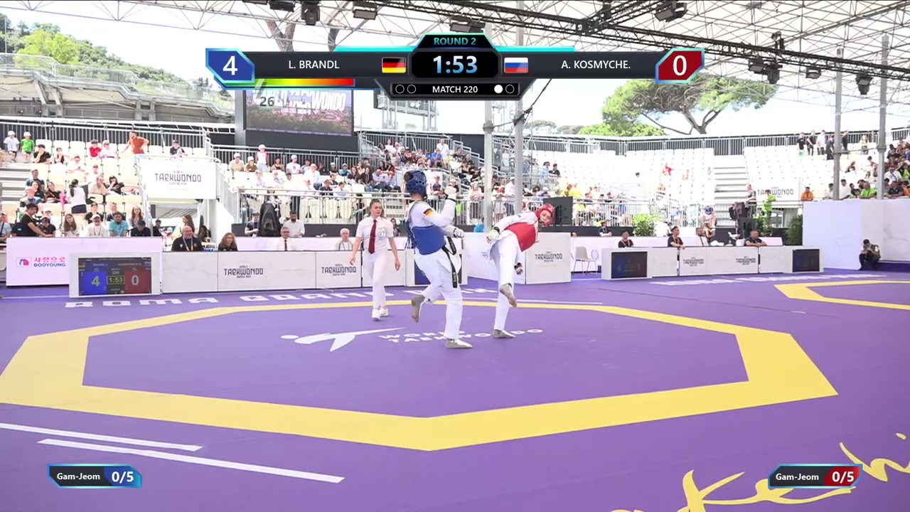 220 Round of 16 Women +67kg GER L BRANDL RUS A KOSMYCHE PGM