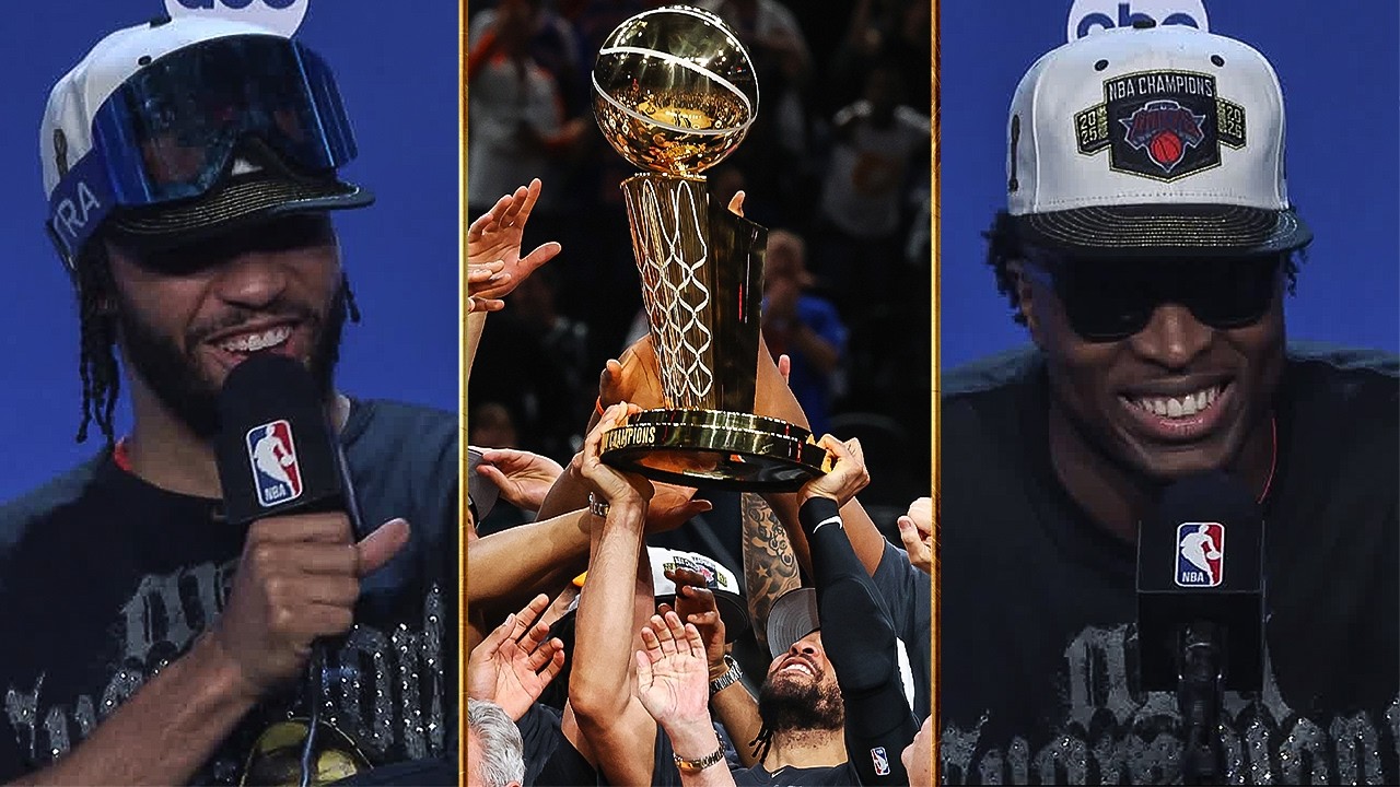 Knicks Players Speak After Delivering New York's First Title Since 1973 🗽